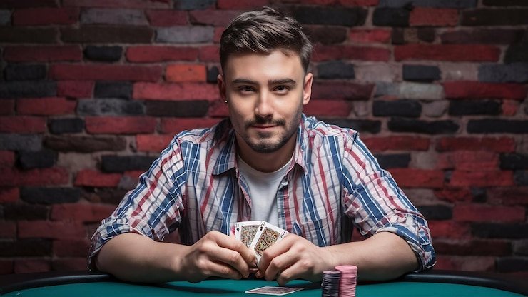 Layar selamat datang aplikasi giok4d dengan opsi login dan daftar
